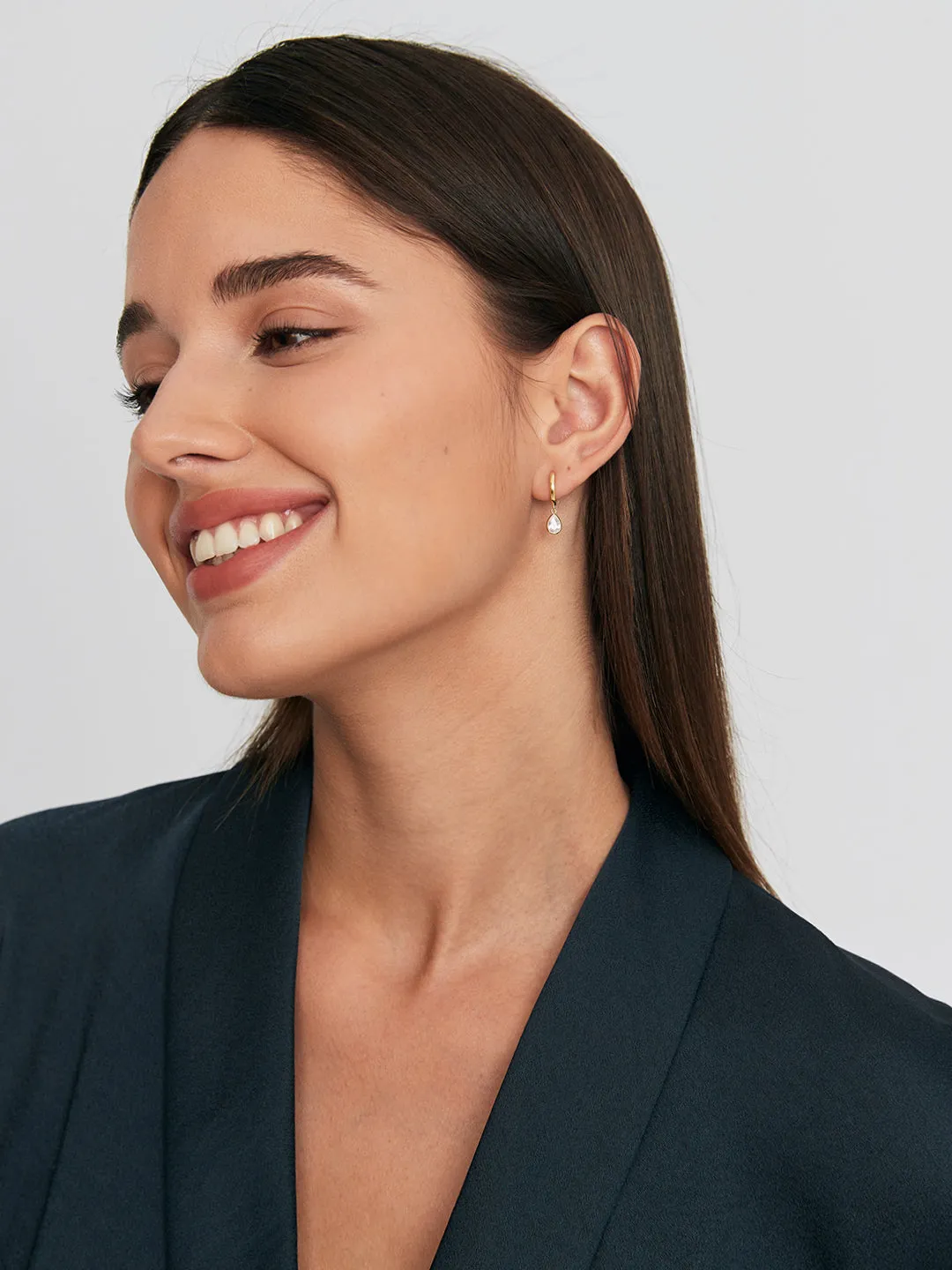 Solitaire Teardrop Drops