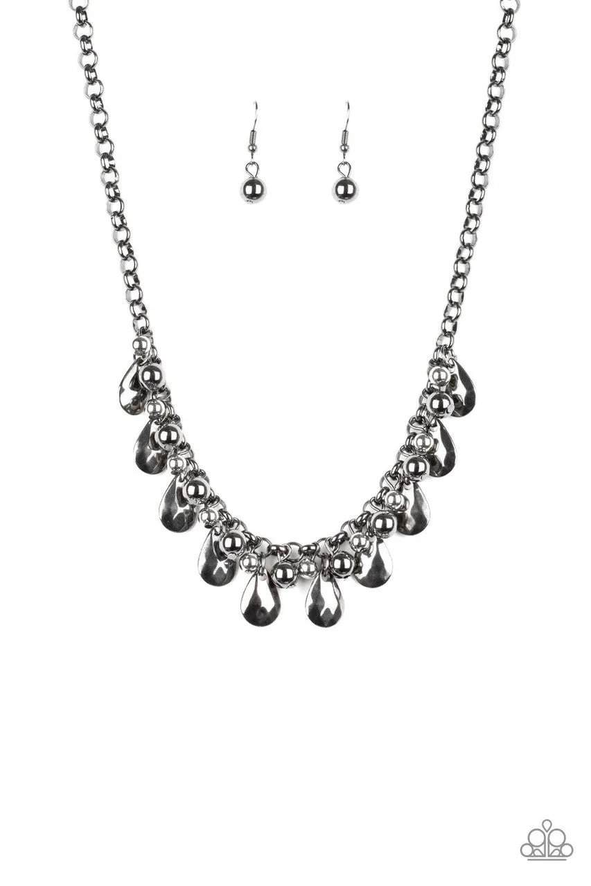 Stage Stunner Black Paparazzi Necklace