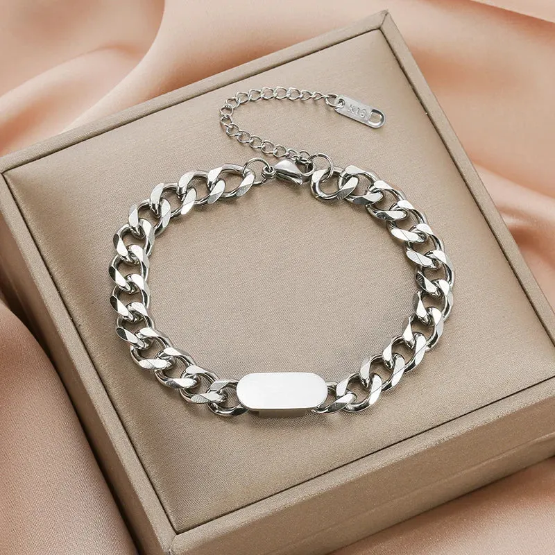 Stainless Steel Paper Clip Bracelets & Bangles (For AU/UK/USA only)