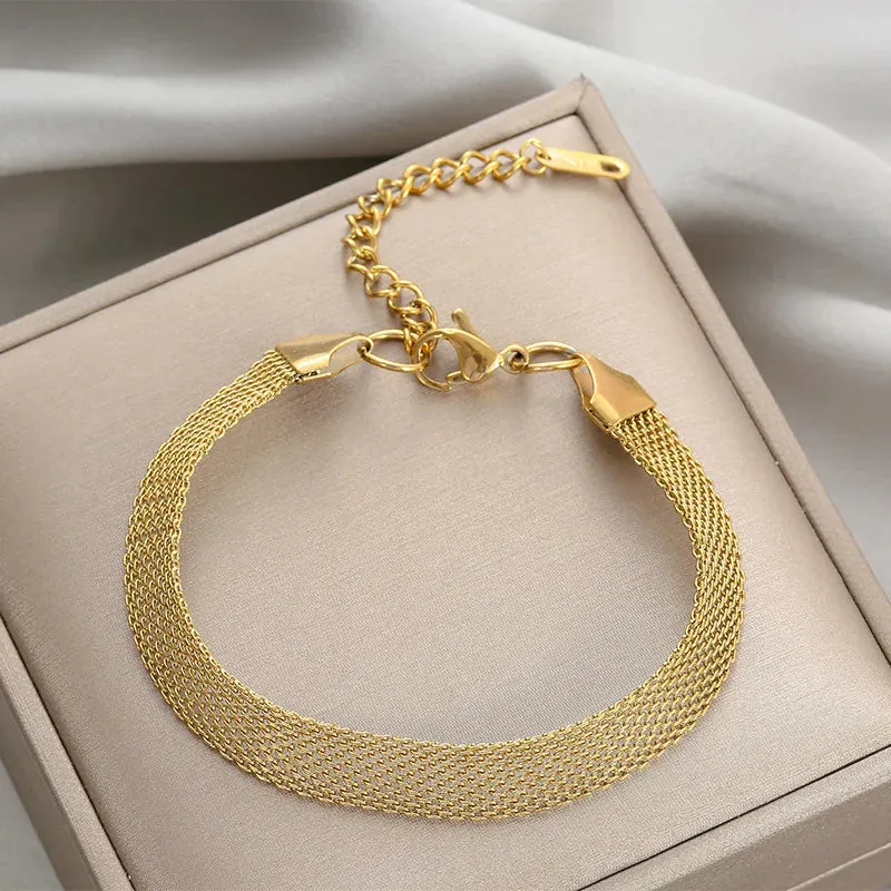 Stainless Steel Paper Clip Bracelets & Bangles (For AU/UK/USA only)