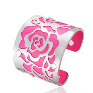Steampunk Fashion Jewelry Cuff Bracelets Bangles Exaggerated Gold Color with Colorful Enamel Bracelets
