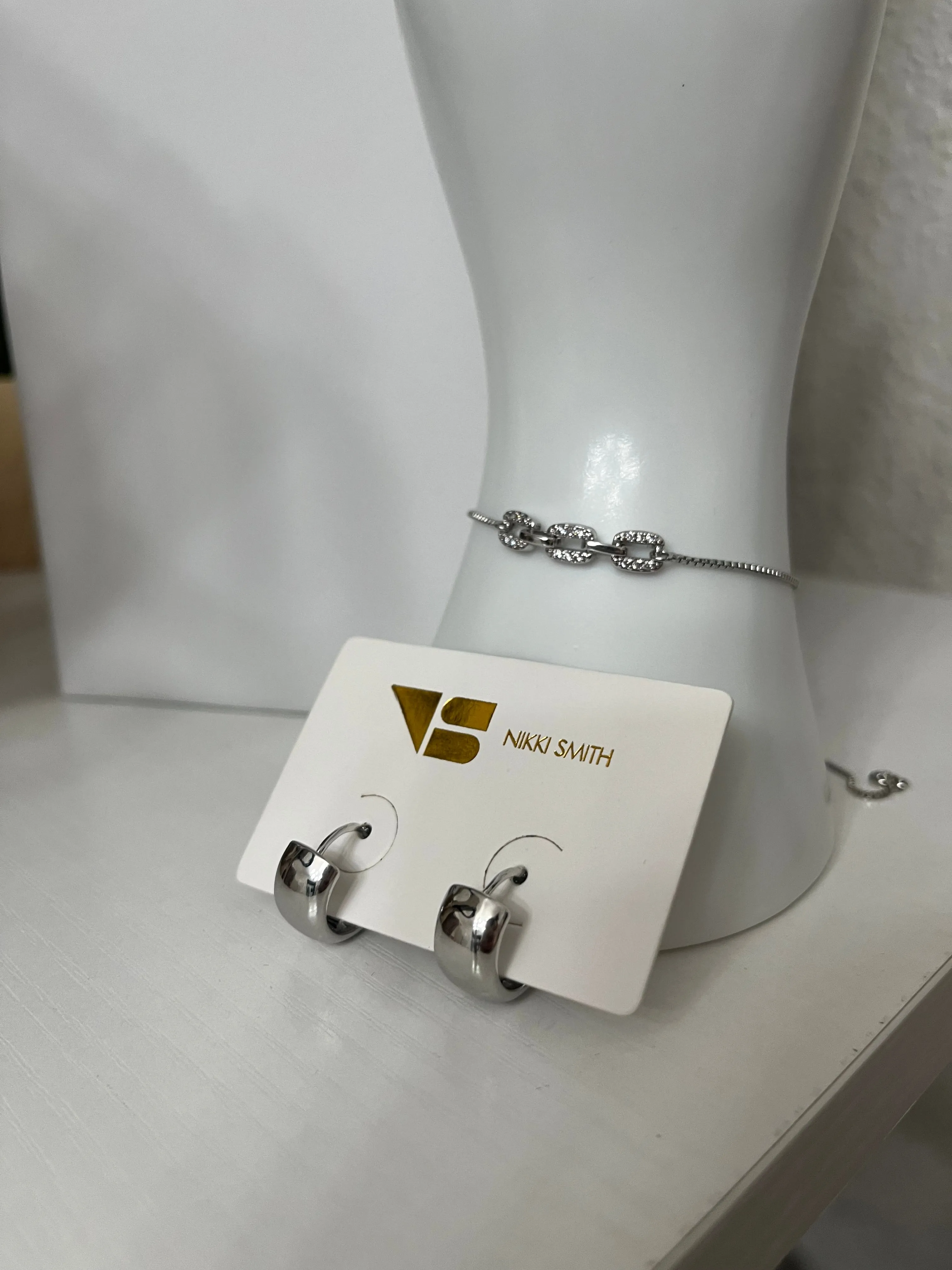 Steph Silver Slider Bracelet
