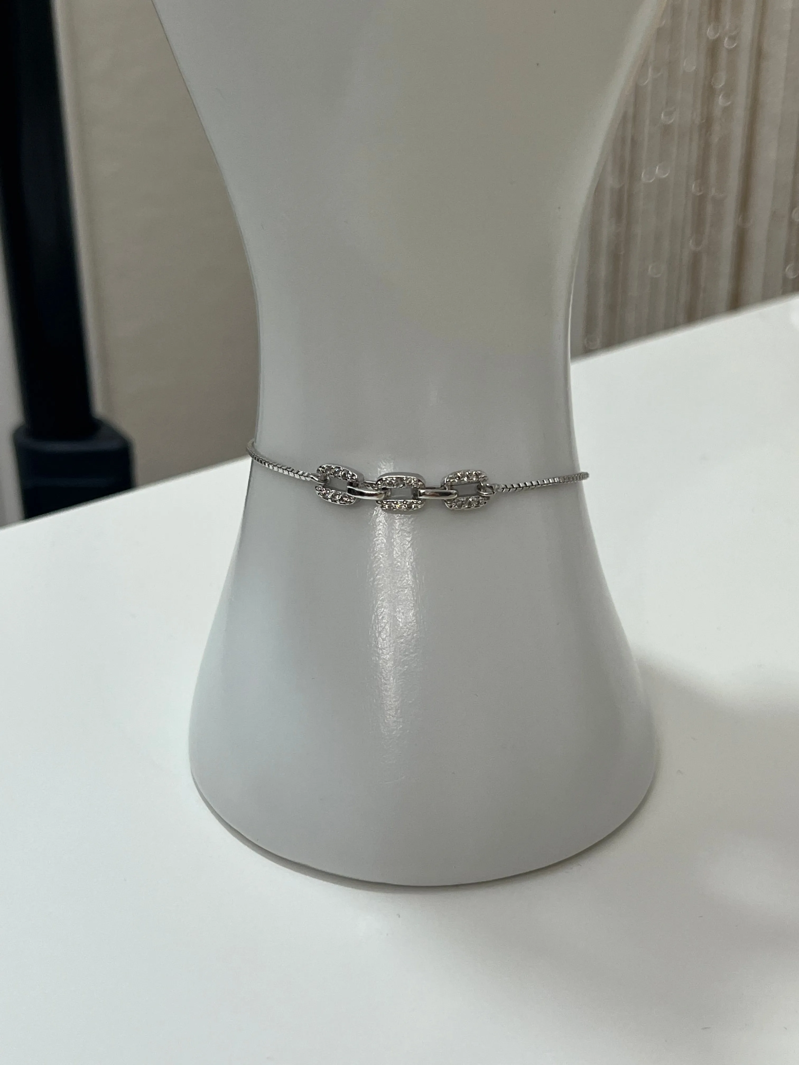 Steph Silver Slider Bracelet
