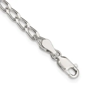 Sterling Silver 3.2mm Open Elongated Link Chain