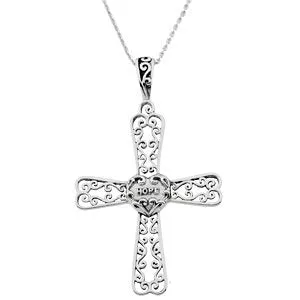 Sterling Silver Hope™ Cross Necklace