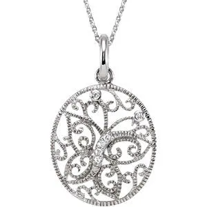 Sterling Silver Journey of Contentment Necklace