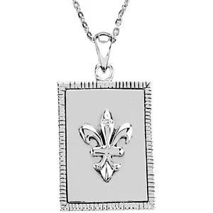 Sterling Silver Know I Am God Necklace