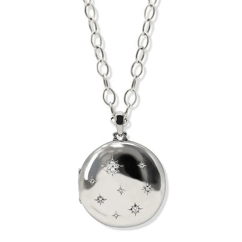 Sterling Silver Large Aztec Constellation Locket
