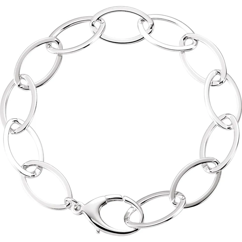 Sterling Silver Link Bracelet