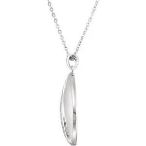 Sterling Silver Our Father's Comfort Necklace