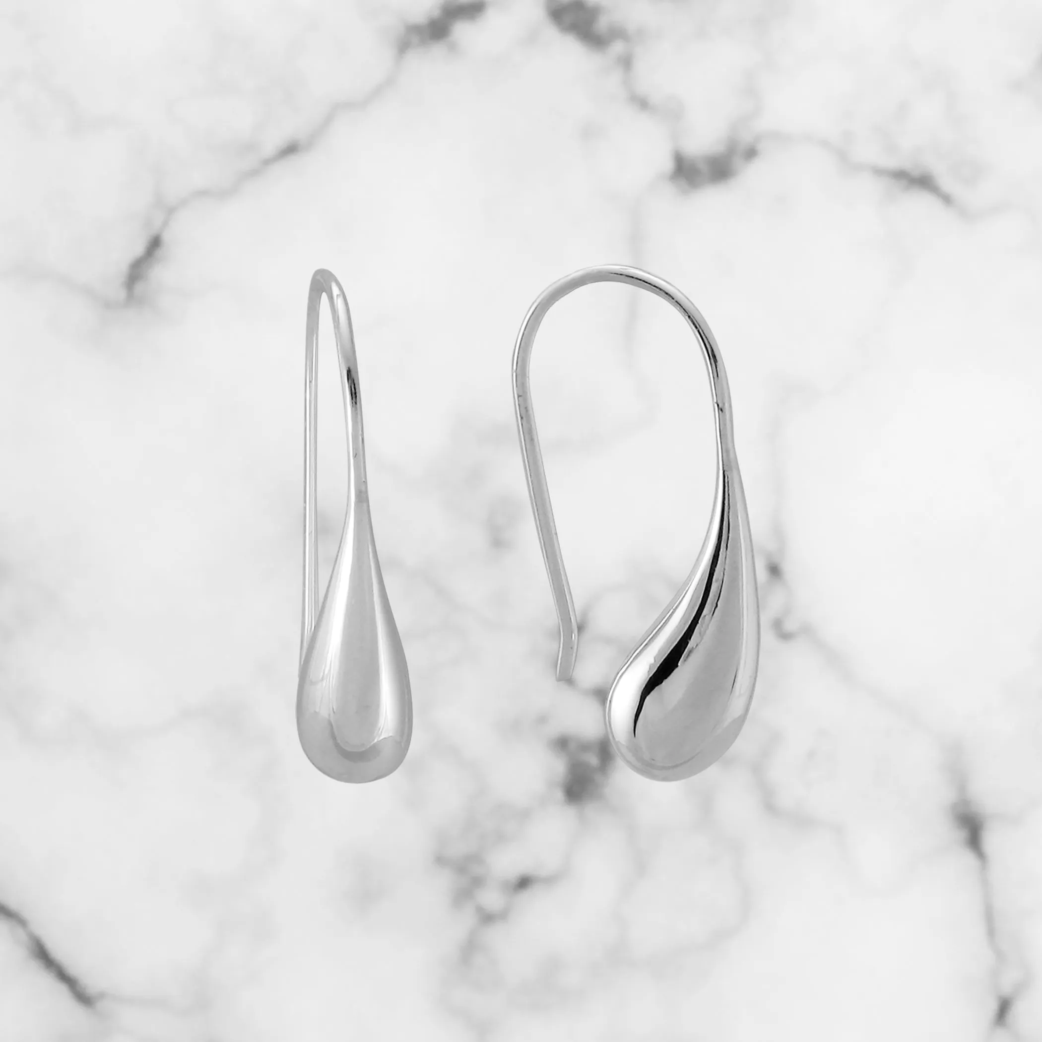 Sterling Silver Teardrop Earrings