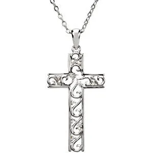 Sterling Silver The Way Necklace