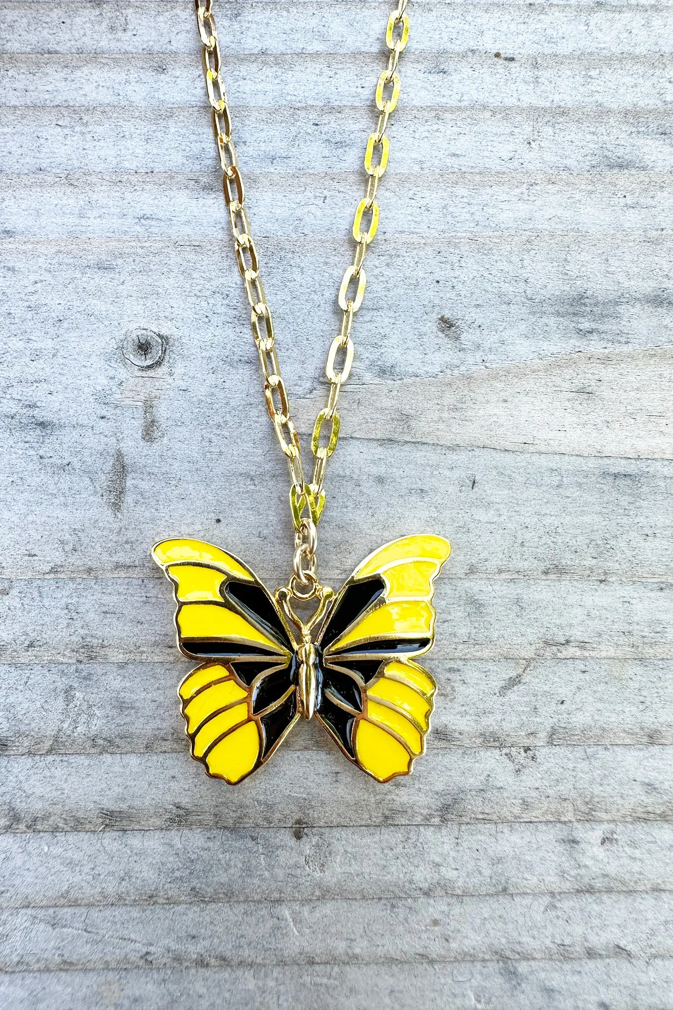 Sunshine Butterfly Necklace