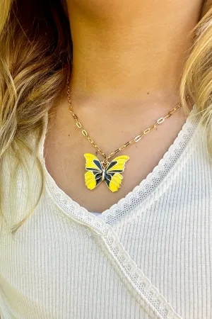 Sunshine Butterfly Necklace