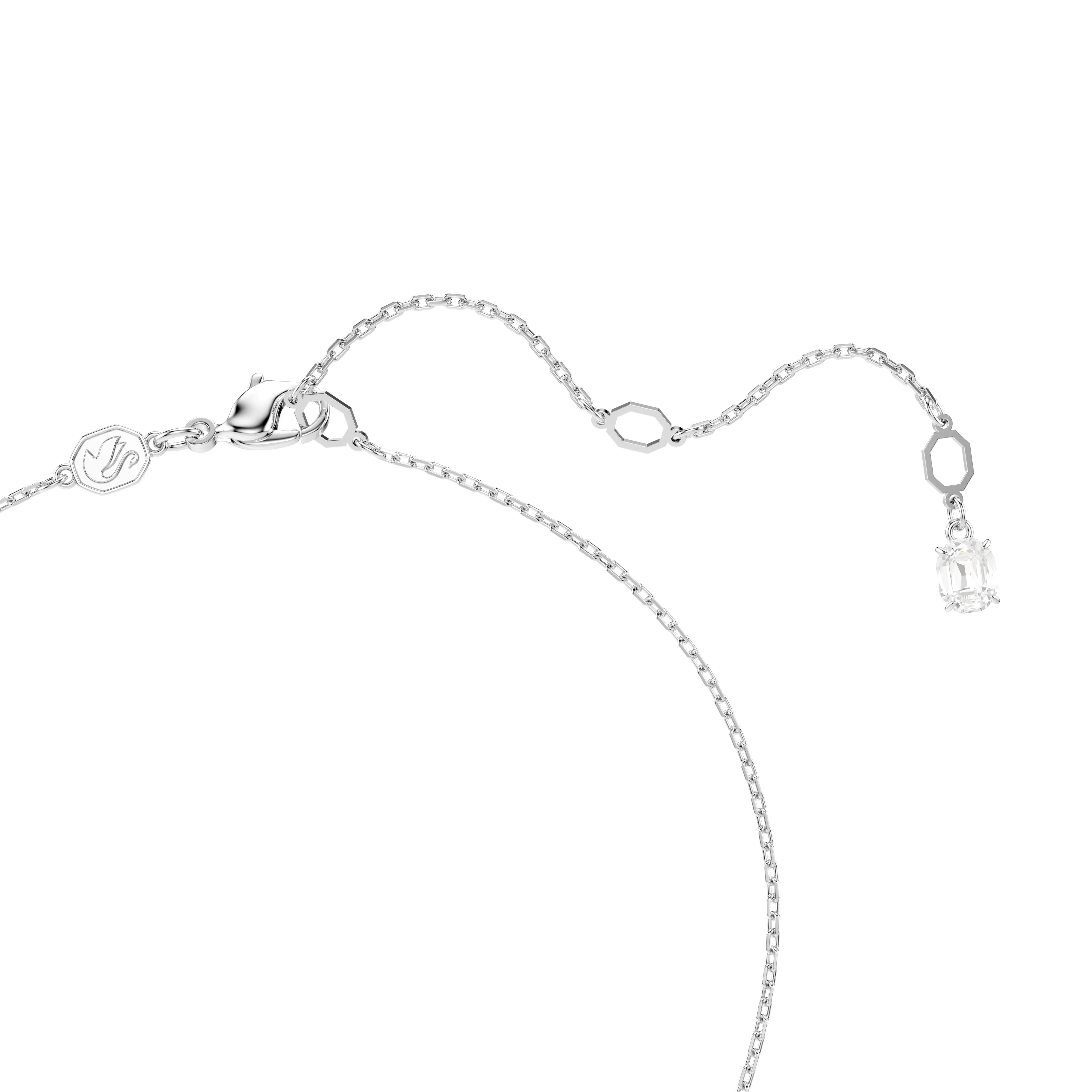 Swarovski Rhodium Idyllia Snowflake Necklace