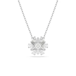 Swarovski Rhodium Idyllia Snowflake Necklace