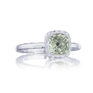 Tacori Petite Cushion Gem Ring with Prasiolite SR23512