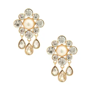 Tear Drops Earrings Gold Plated