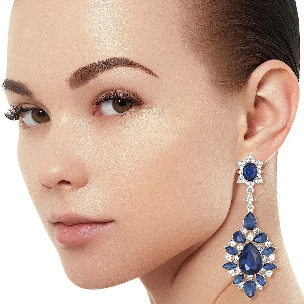 Teardrop Navy Earrings: Add Elegance & Style to Your Jewelry Collection