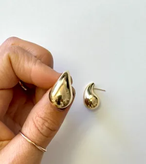 Teardrop Stud Earrings