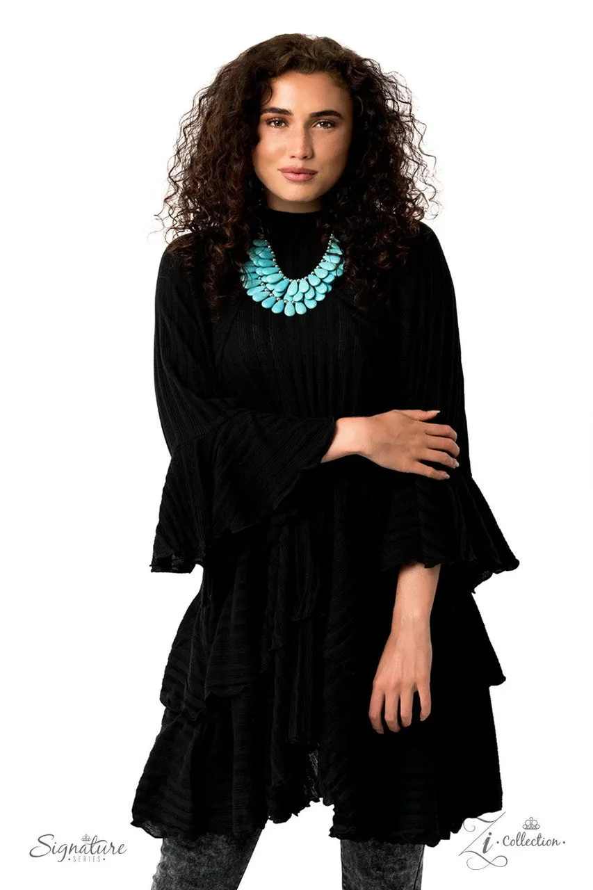The Amy 2020 Zi Collection Blue Paparazzi Necklace