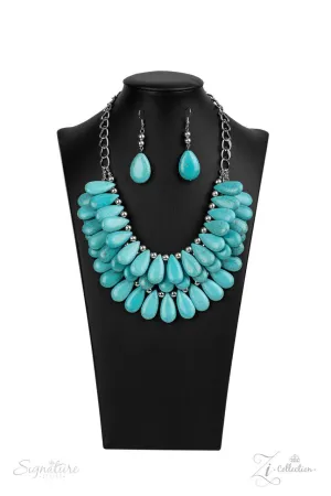 The Amy 2020 Zi Collection Blue Paparazzi Necklace