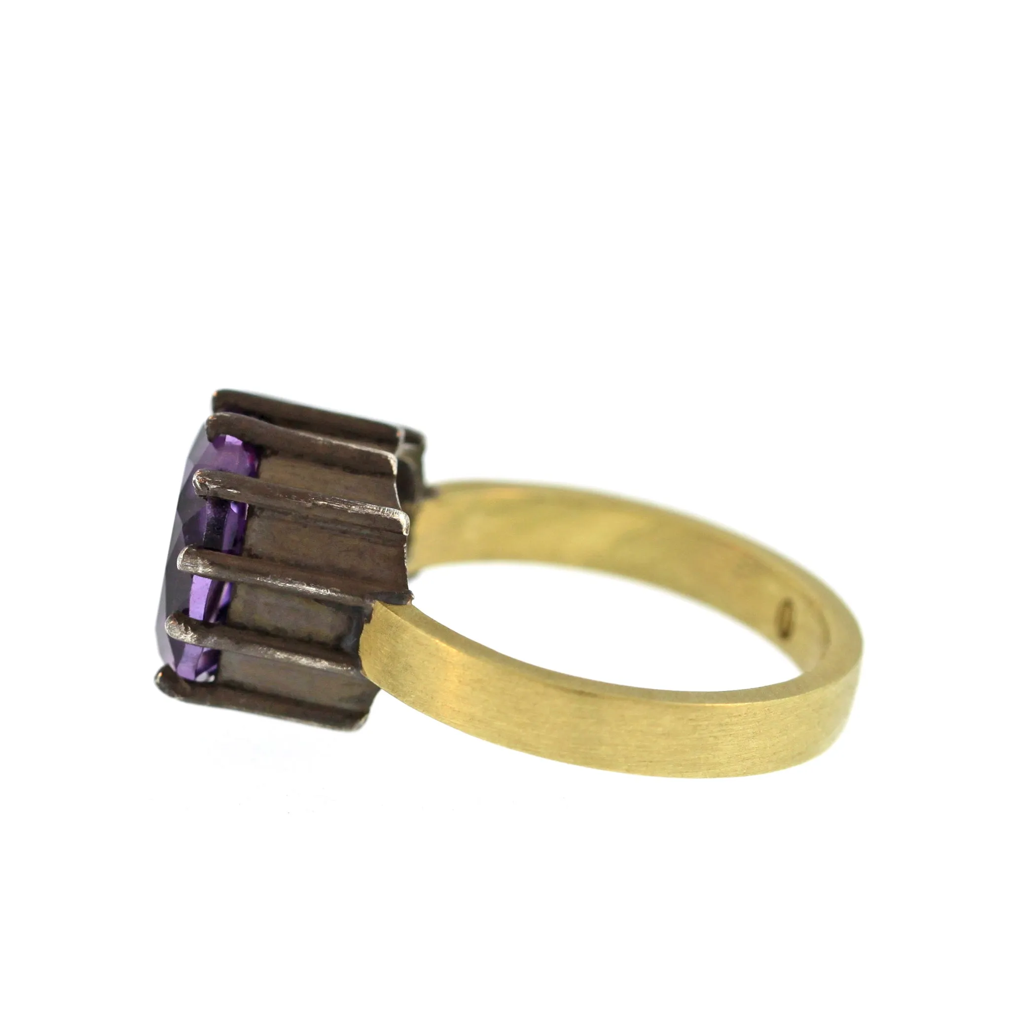 The Cushion Cut Amethyst Ring