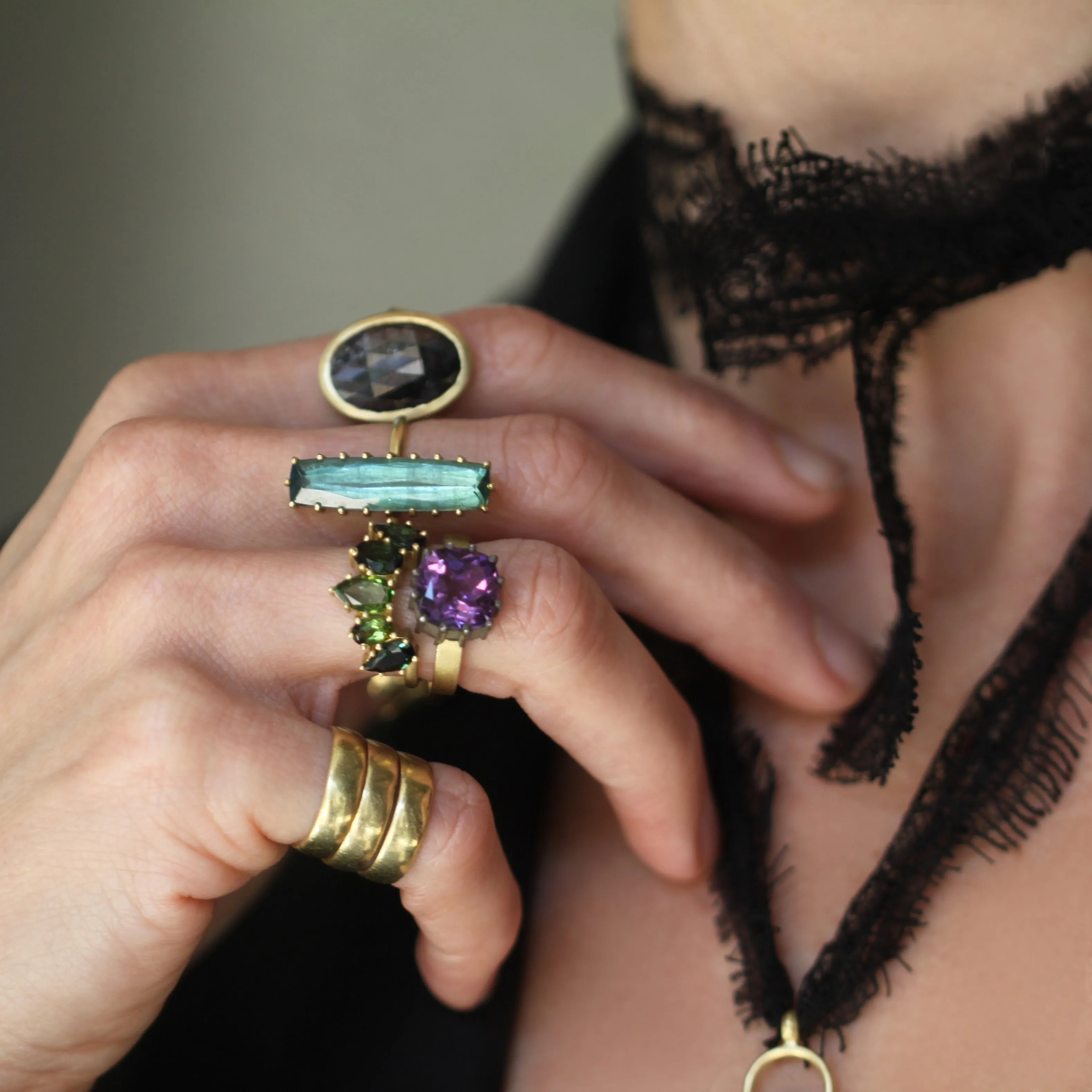 The Cushion Cut Amethyst Ring