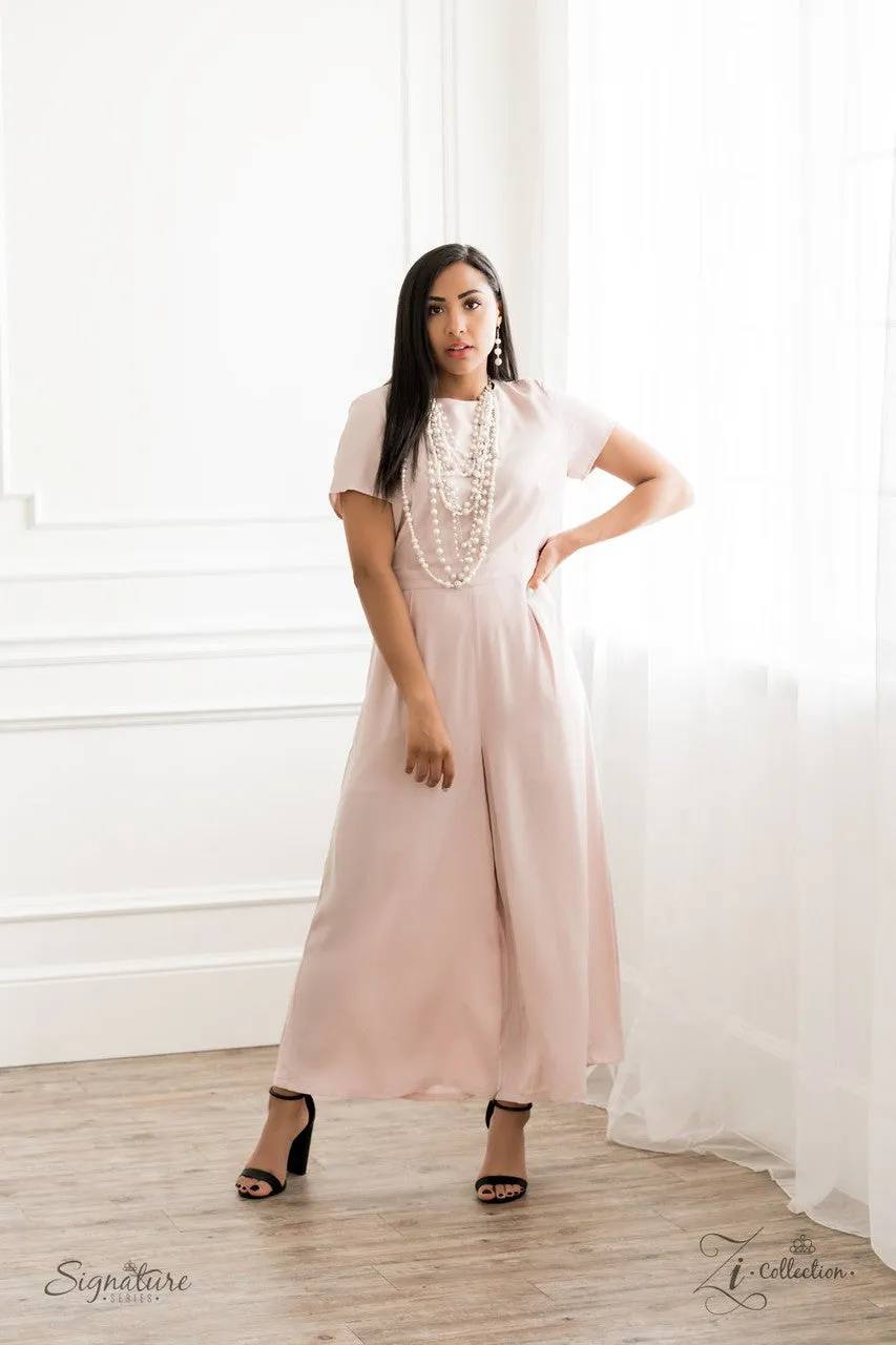 The LeCricia - 2020 Zi Collection White Pearl and Rhinestone Tiered Paparazzi Statement Necklace