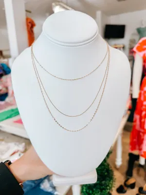 Three Chain Necklace