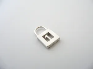 Tiffany & Co Number Charm One Personalized Padlock 4 Necklace Bracelet Pendant