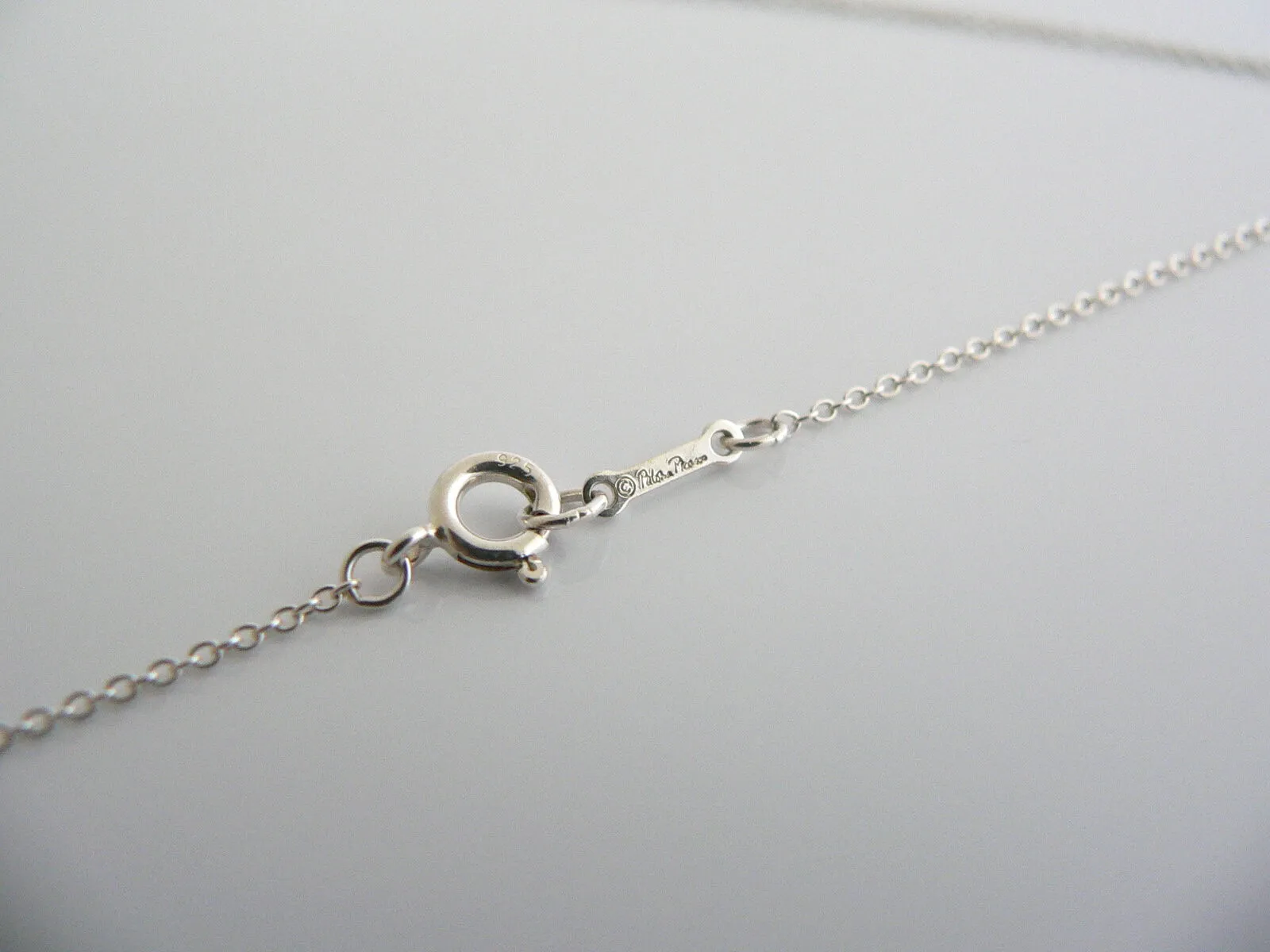 Tiffany & Co Picasso Multi Hearts Medallion Necklace Pendant Charm Chain Silver