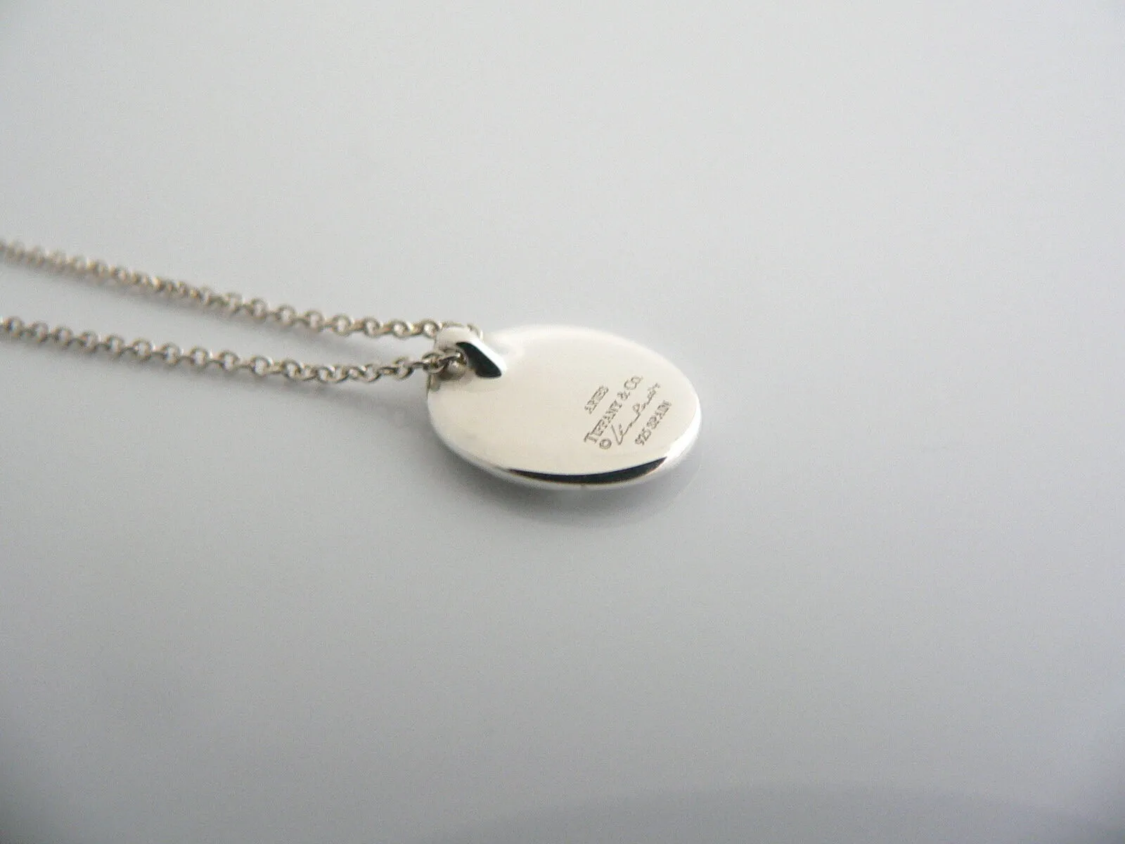 Tiffany & Co Silver Peretti Aries Zodiac Necklace Pendant Charm Chain Gift Love