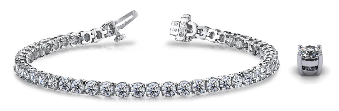 Timeless Dreams Lab-Grown Diamond Tennis Bracelet with 4.43 ct.(finished) 2.7mm