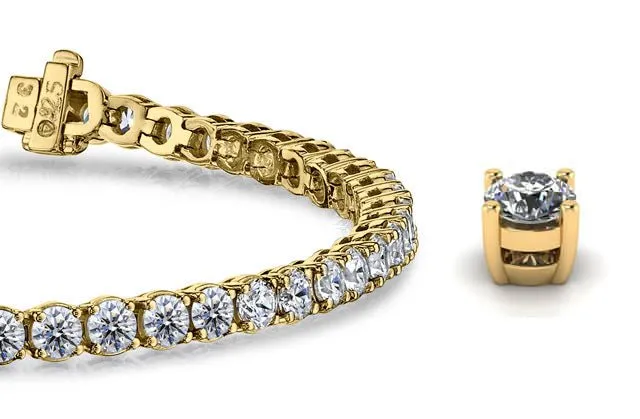 Timeless Dreams Lab-Grown Diamond Tennis Bracelet with 4.43 ct.(finished) 2.7mm