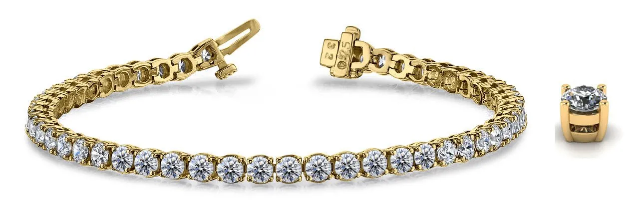 Timeless Dreams Lab-Grown Diamond Tennis Bracelet with 4.43 ct.(finished) 2.7mm