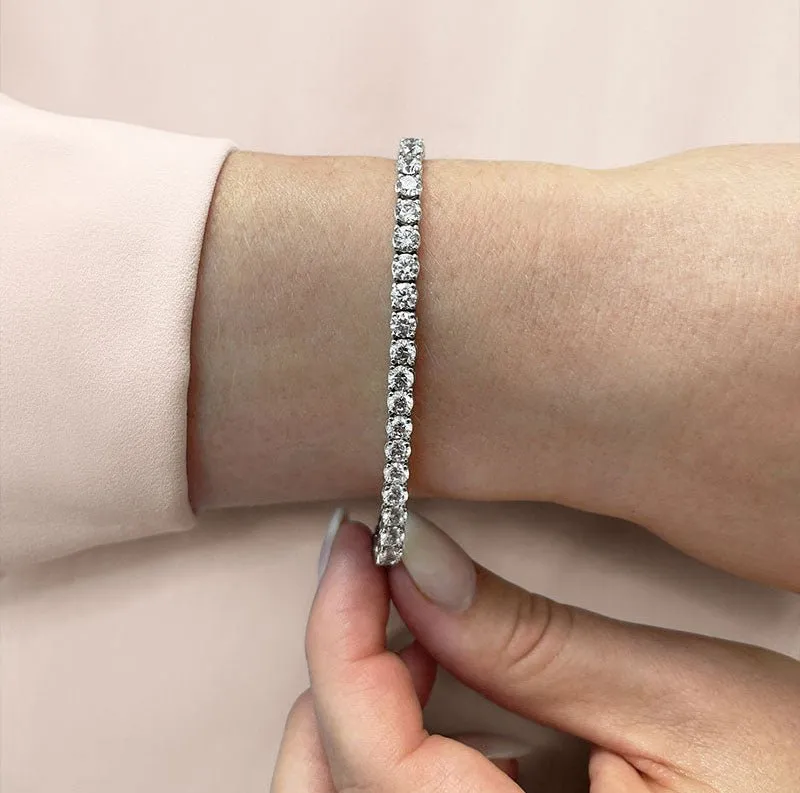 Timeless Dreams Lab-Grown Diamond Tennis Bracelet with 4.43 ct.(finished) 2.7mm