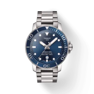 Tissot Seastar 1000 Powermatic 80 Swiss Made Watch Navy Blue