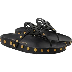 Tory Burch Womens Leather Thongs Footbed Sandals