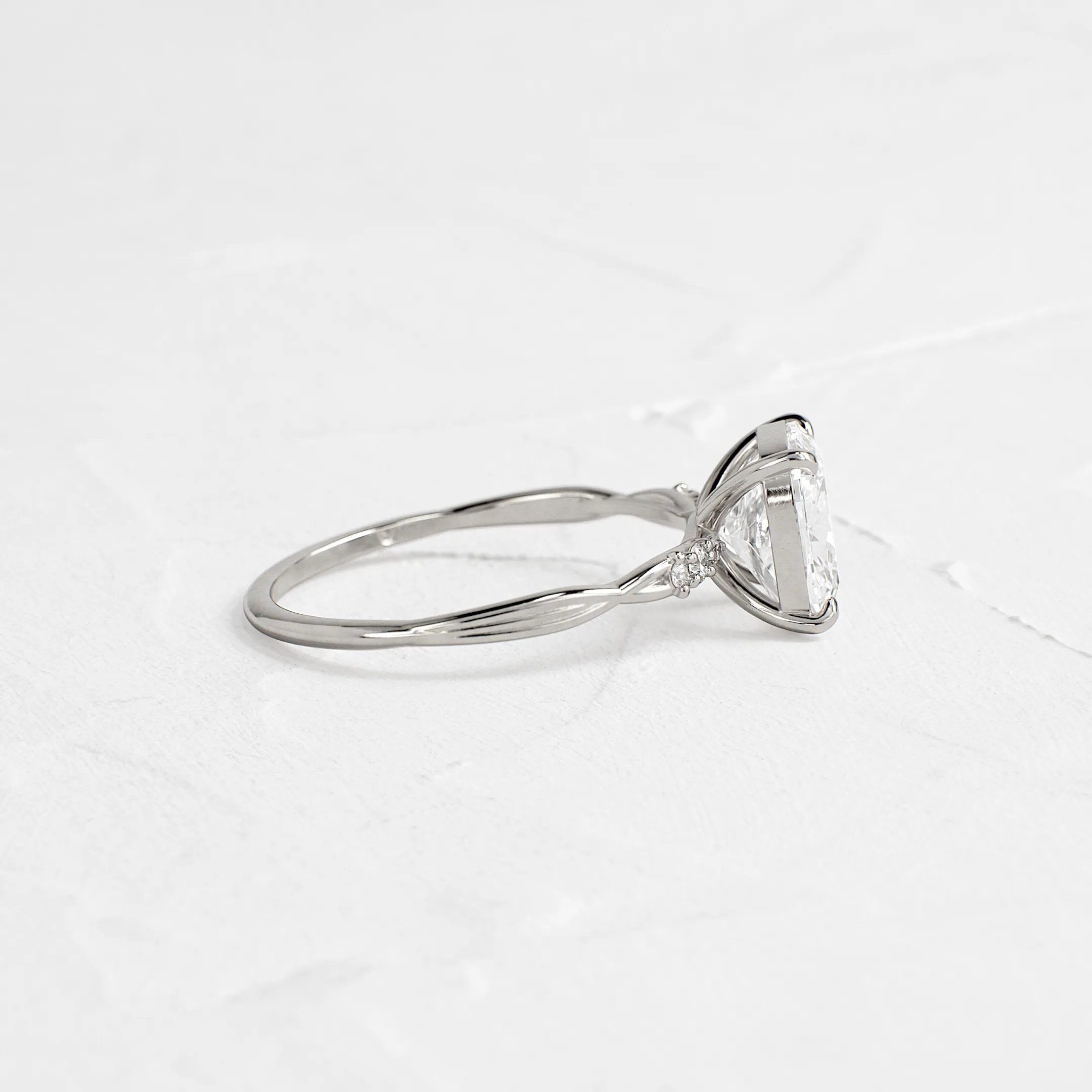 Trestle Ring, Cushion Cut
