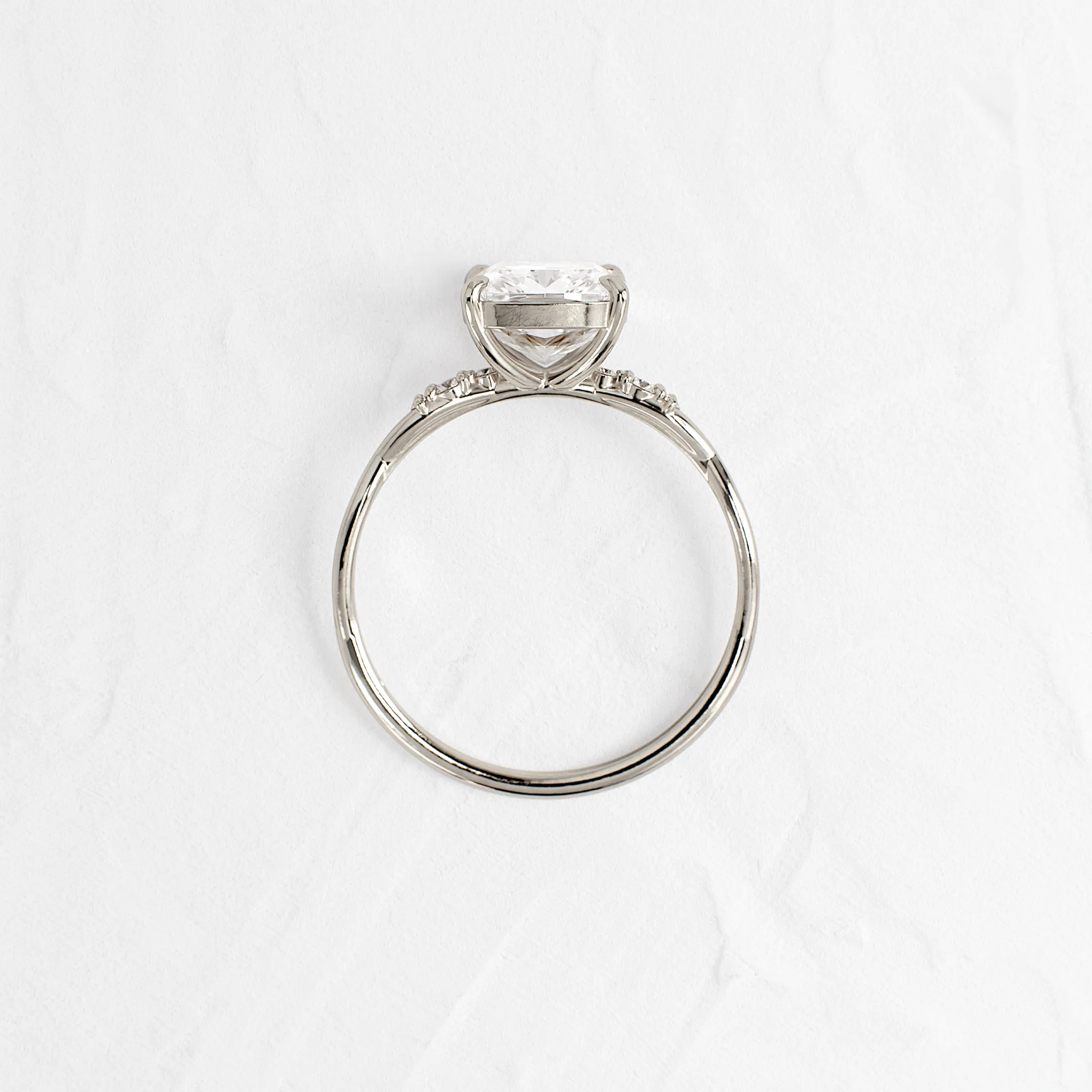 Trestle Ring, Cushion Cut