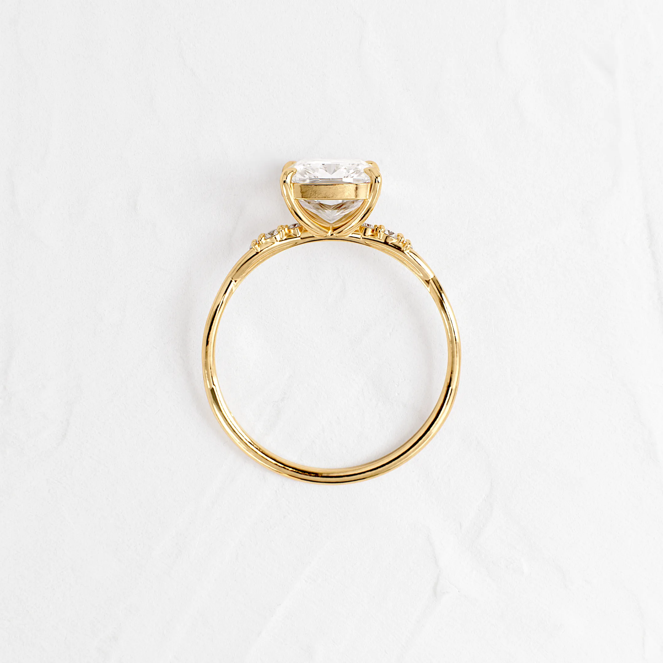 Trestle Ring, Cushion Cut