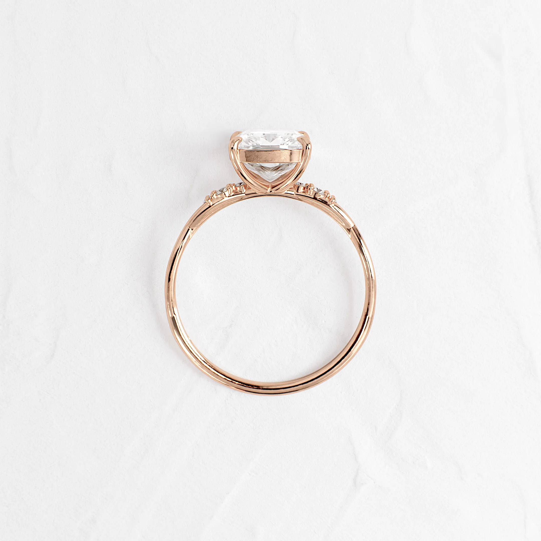 Trestle Ring, Cushion Cut