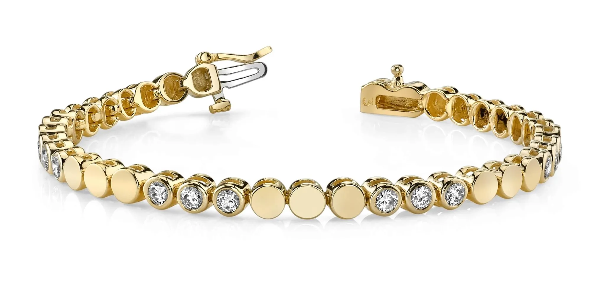Triple Diamond Bracelet with 0.96 ct.(finished) 2.25mm