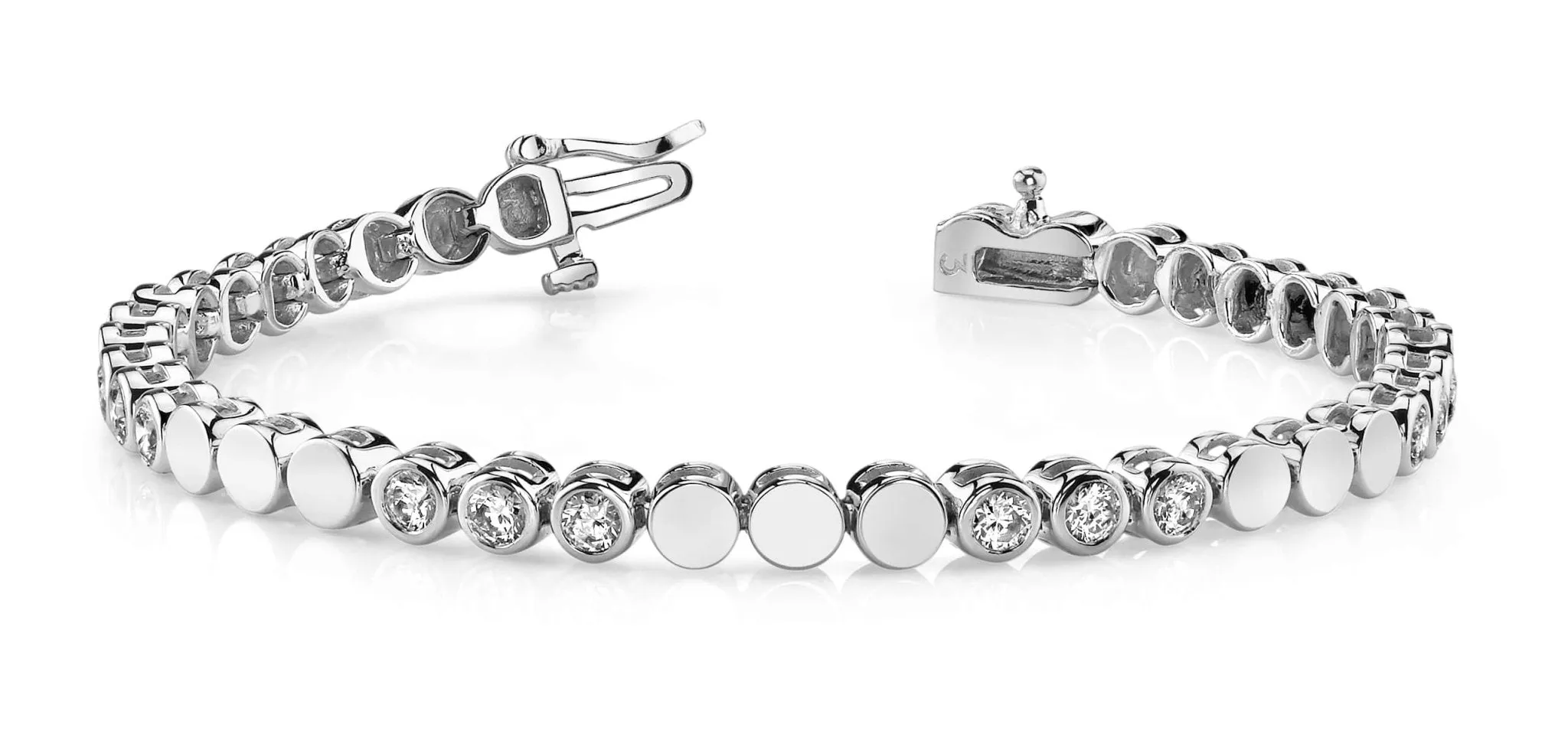 Triple Diamond Bracelet with 0.96 ct.(finished) 2.25mm