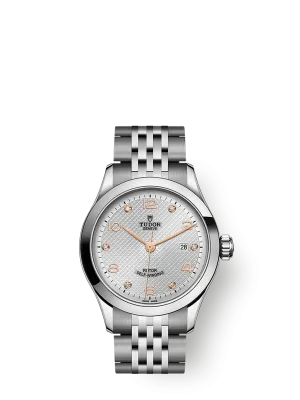 Tudor 1926, Stainless Steel and Diamond-set, 28mm, Ref# M91350-0003