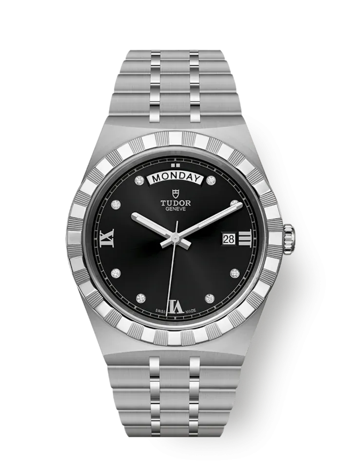 Tudor Royal, Stainless Steel and Diamond-set, 41mm, Ref# M28600-0004
