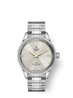 Tudor Style, Stainless Steel and Diamond-set, 34mm, Ref# M12300-0019