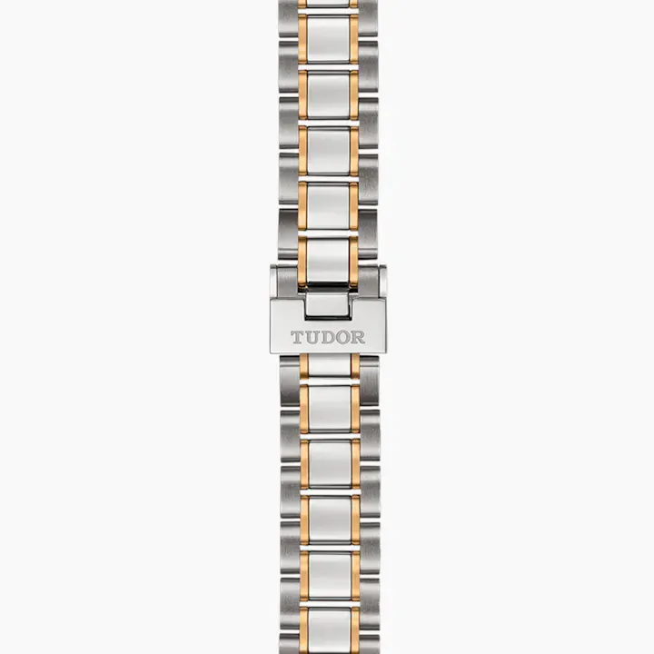 Tudor Style, Stainless Steel and Yellow Gold with Diamond-set, 38mm, Ref# M12513-0009