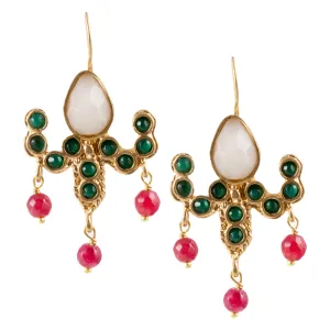 Turkish Delights Earrings: Colorful Chandelier Drops